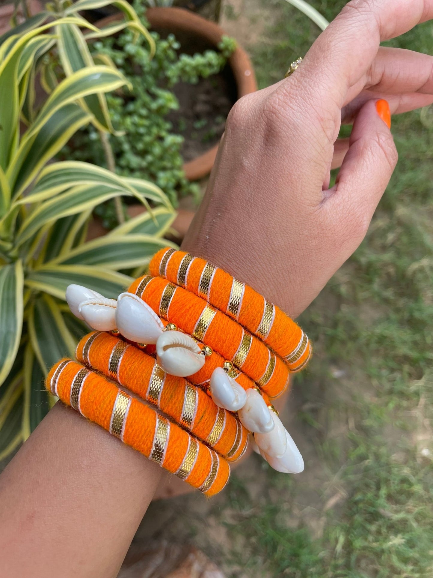 Set of 5 Boho bangles - Kalakari