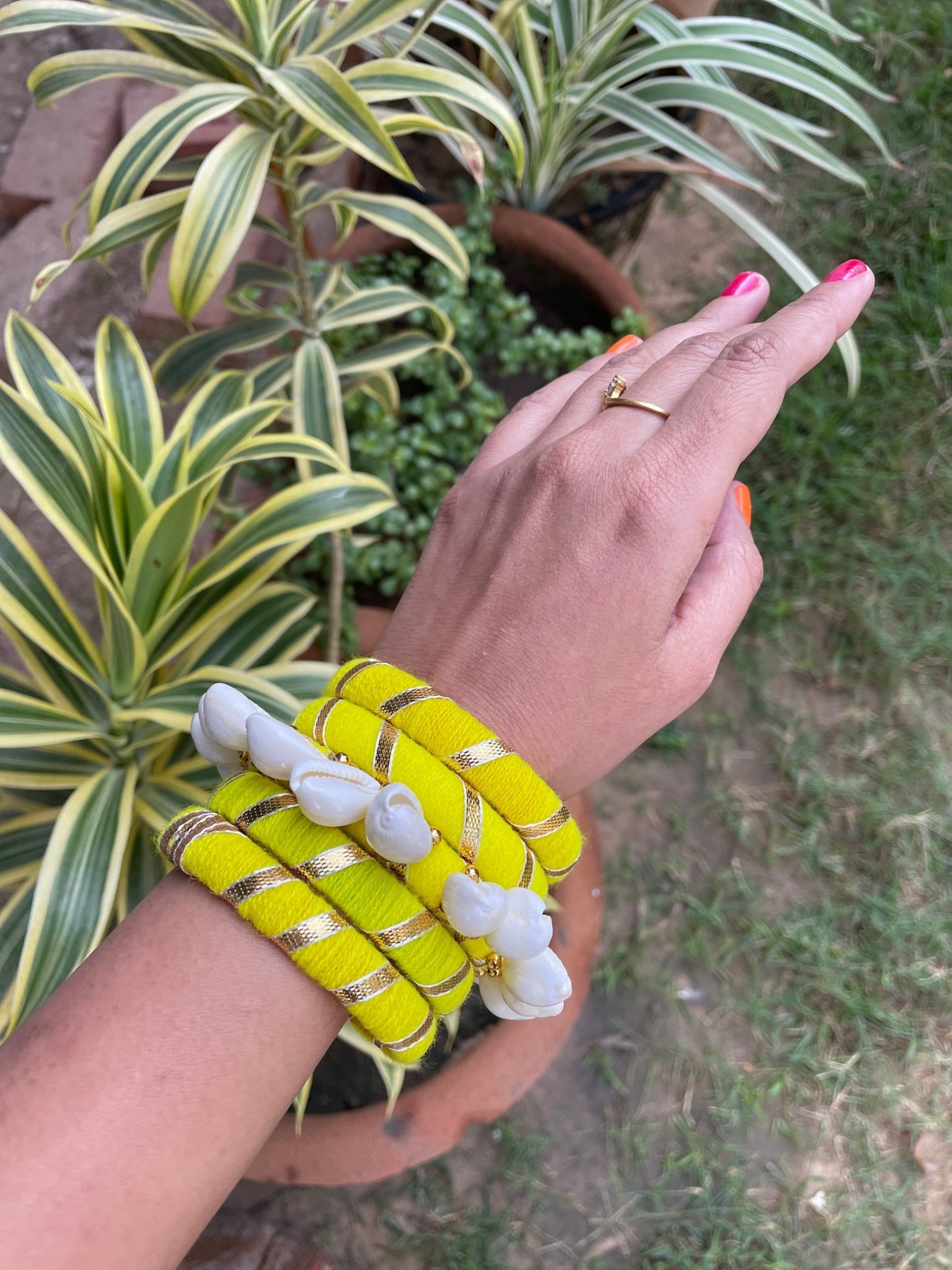 Set of 5 Boho bangles - Kalakari