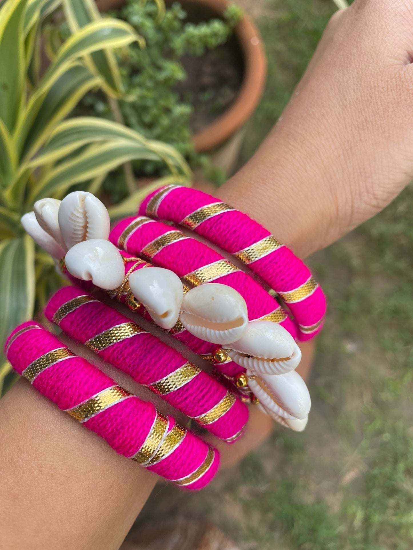Set of 5 Boho bangles - Kalakari