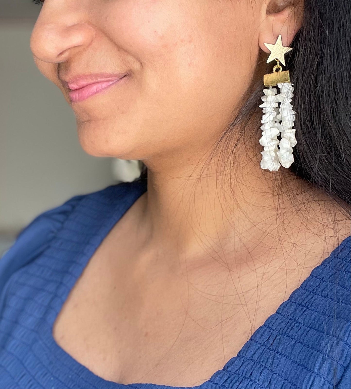 TARA SITARA EARRINGS - Kalakari