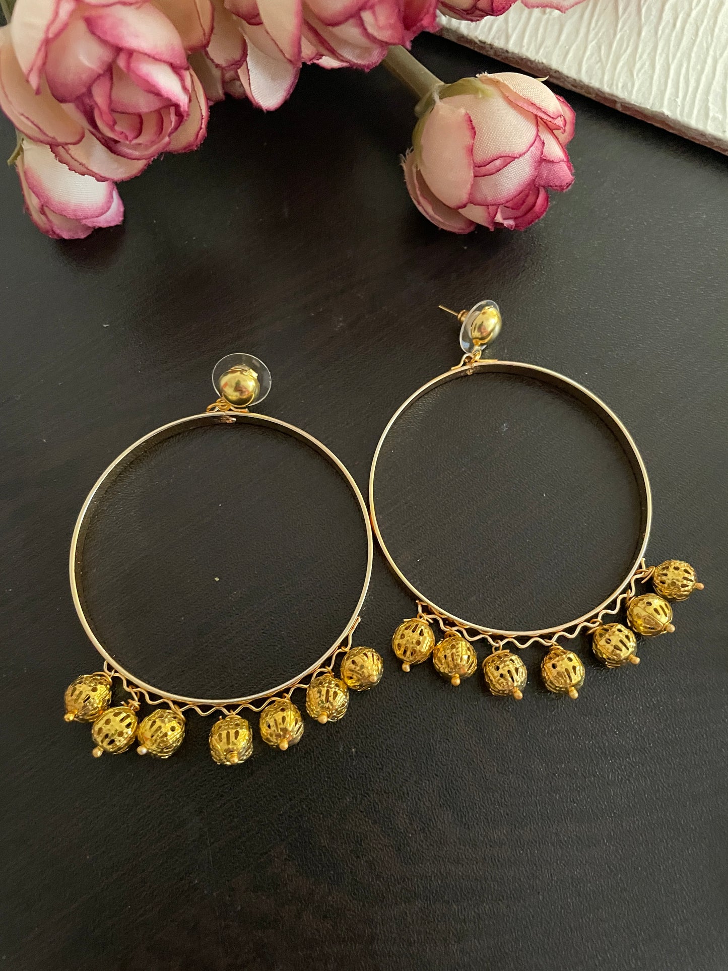 Golden hoops