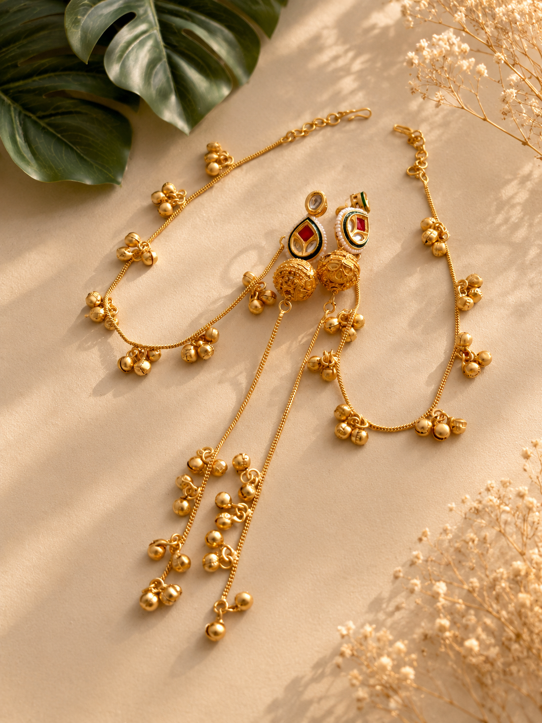 Kundan Kanauti earrings
