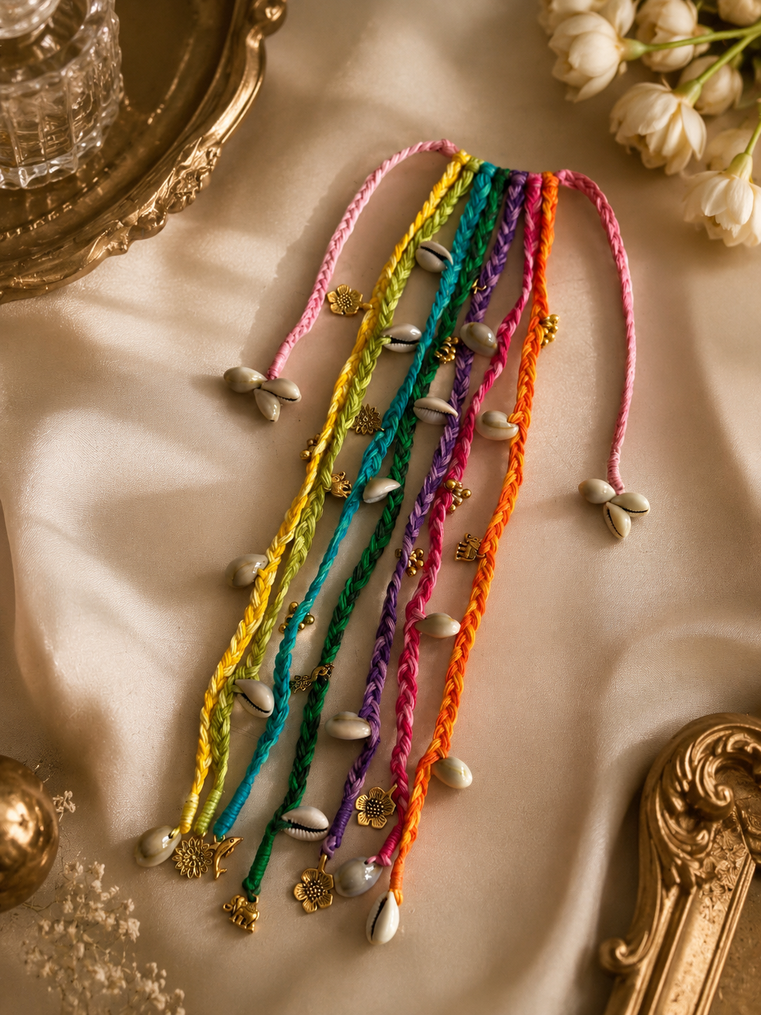 Boho hair strings