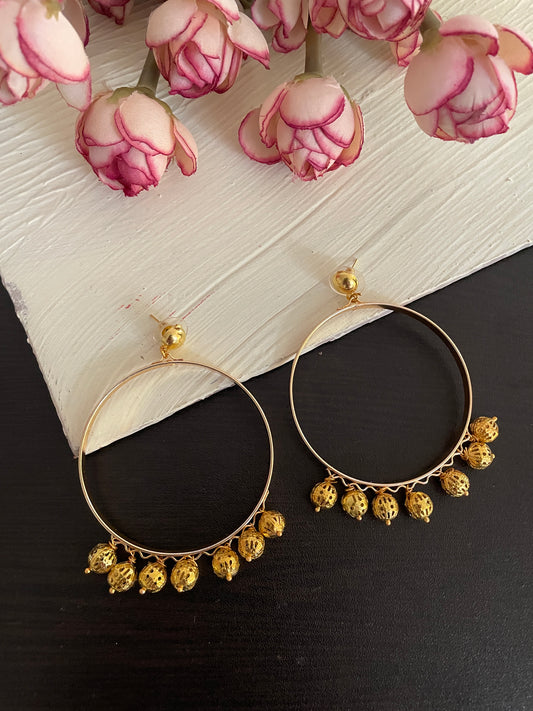 Golden hoops