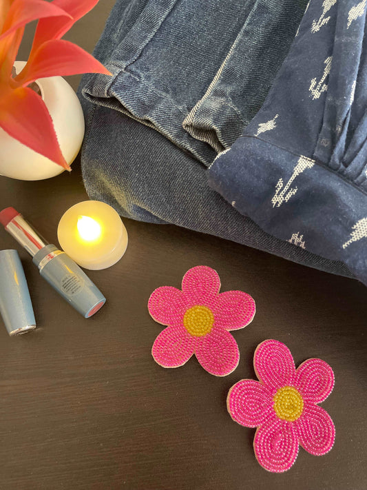 Floral earrings