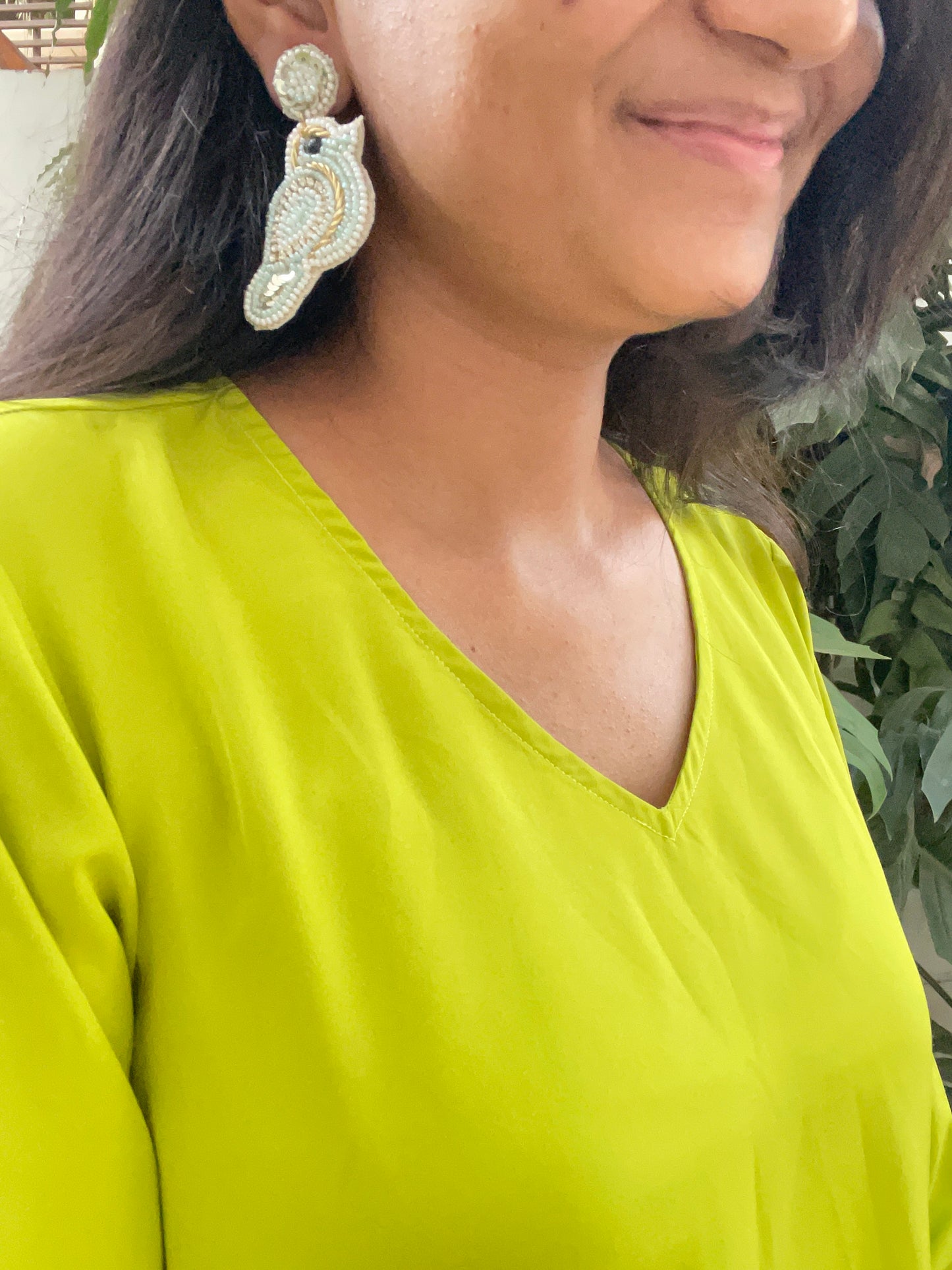 Quirky chidiya earrings