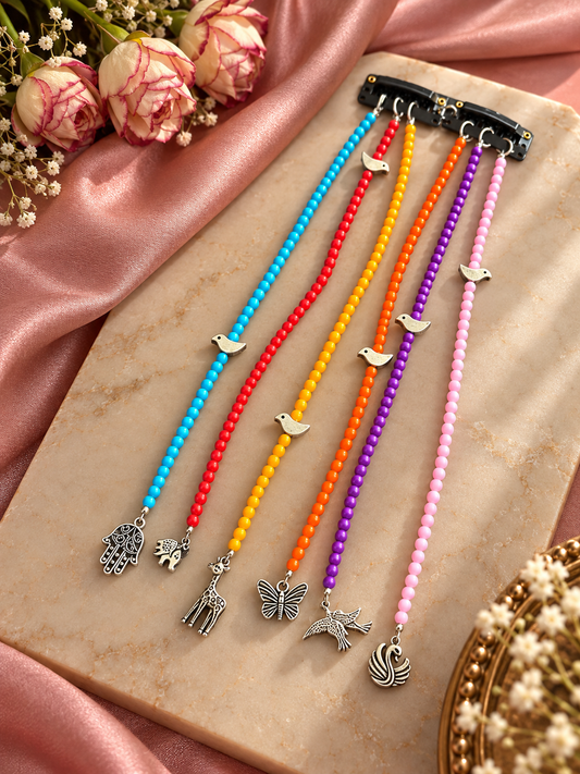 Cute multicolored hair accessory