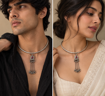 Unisex Afghani choker