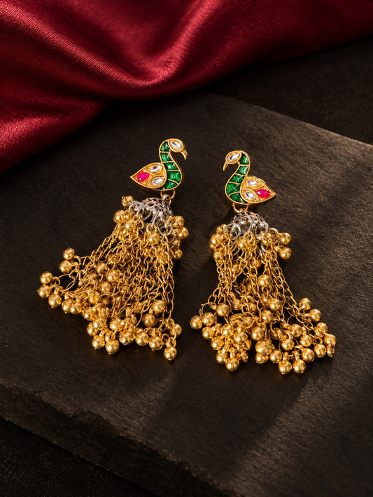 Peacock jhumka