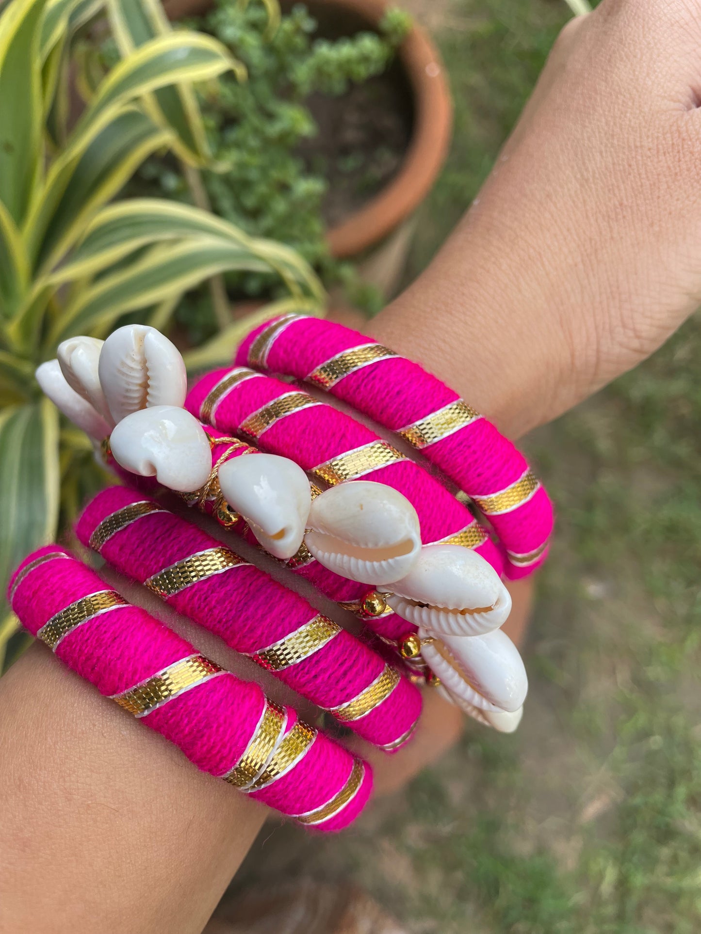 Set of 5 Boho bangles