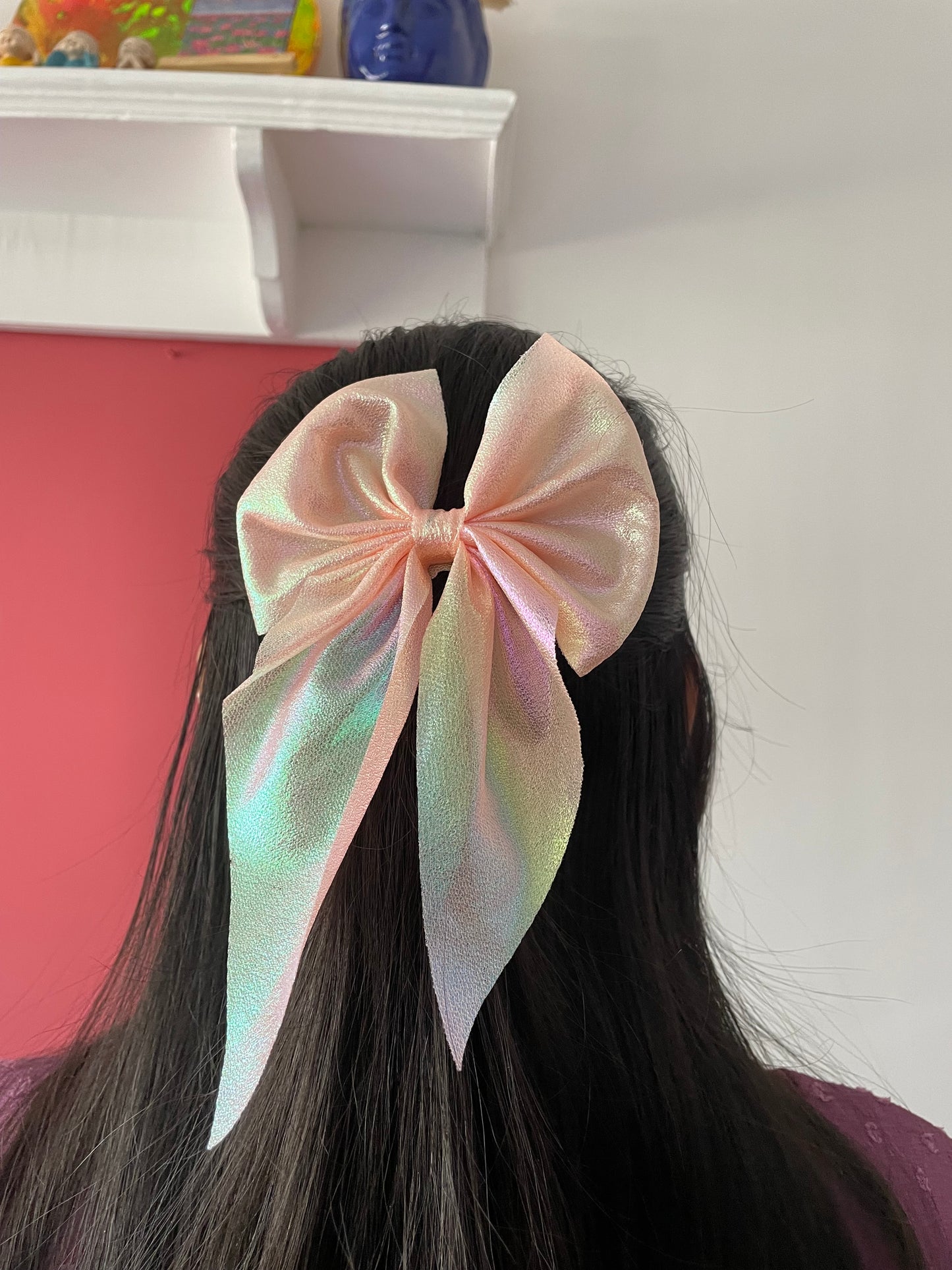 Pastel pigtail hairbows