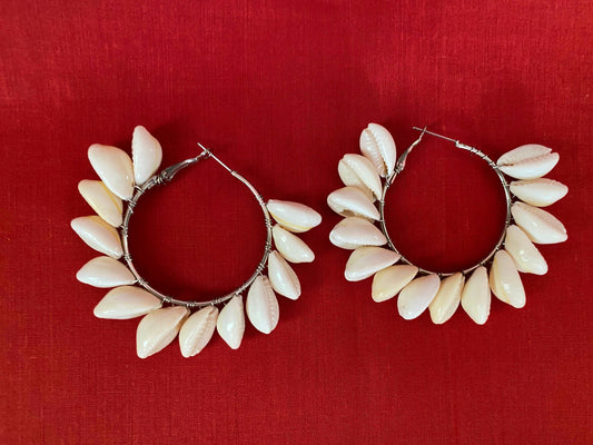 Boho shell hoops