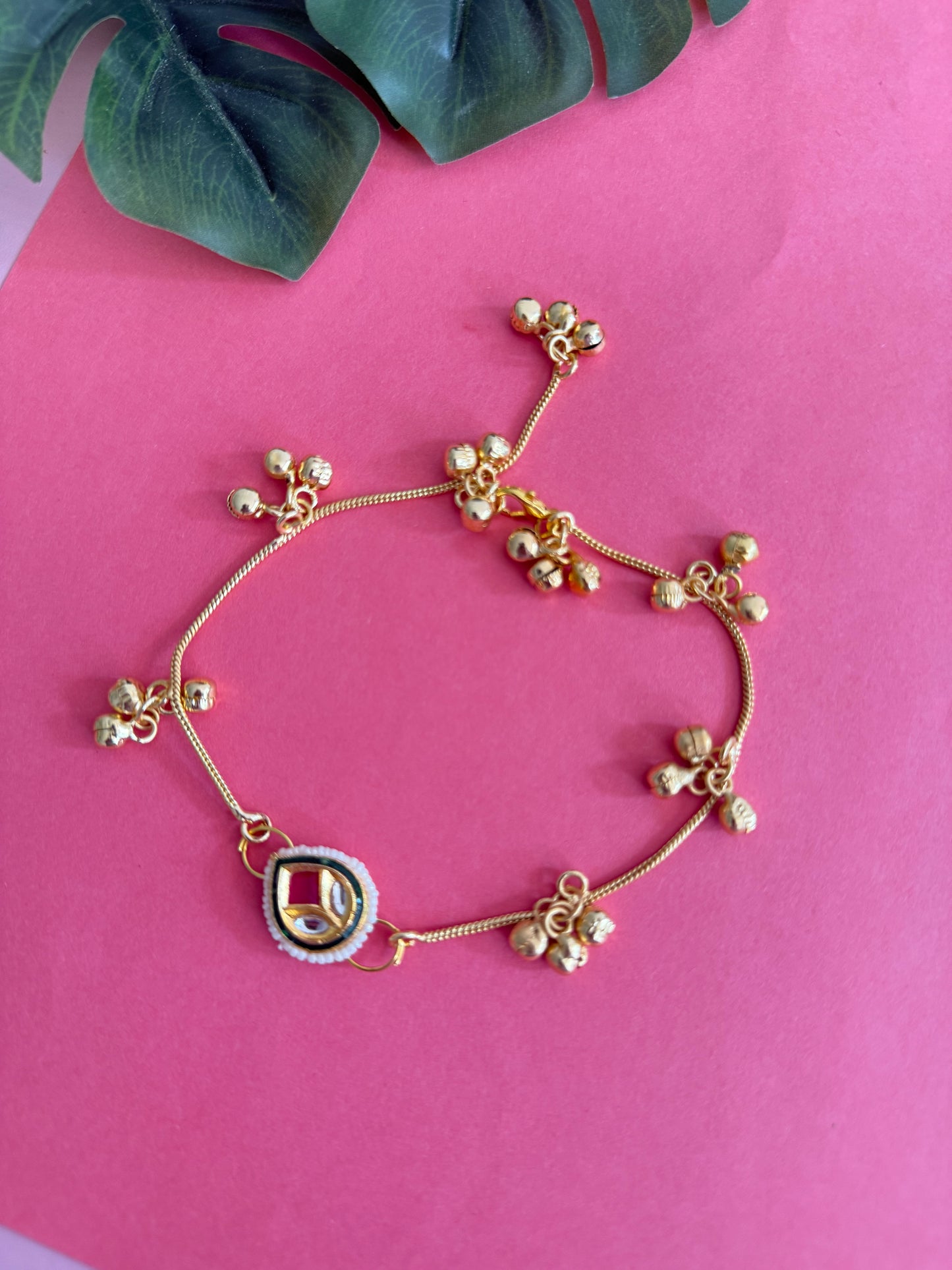 Kashmiri kundan bracelet