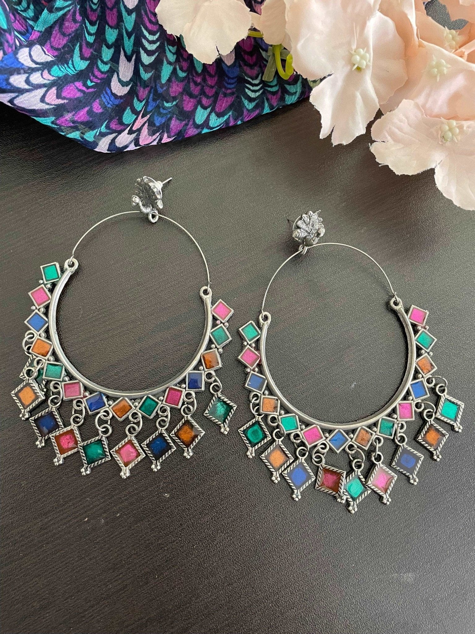 Afghani chandbali - Kalakari