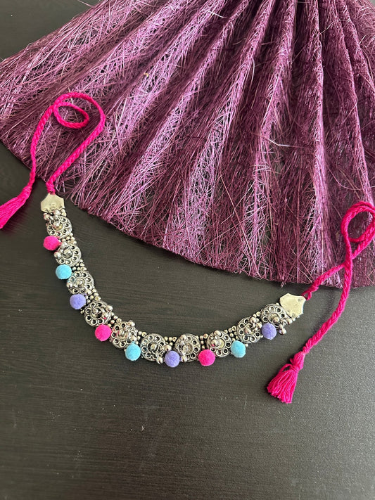 Afghani choker cum necklace - Kalakari