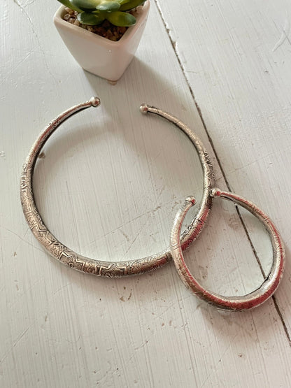 Afghani hasli and anklet combo - Kalakari