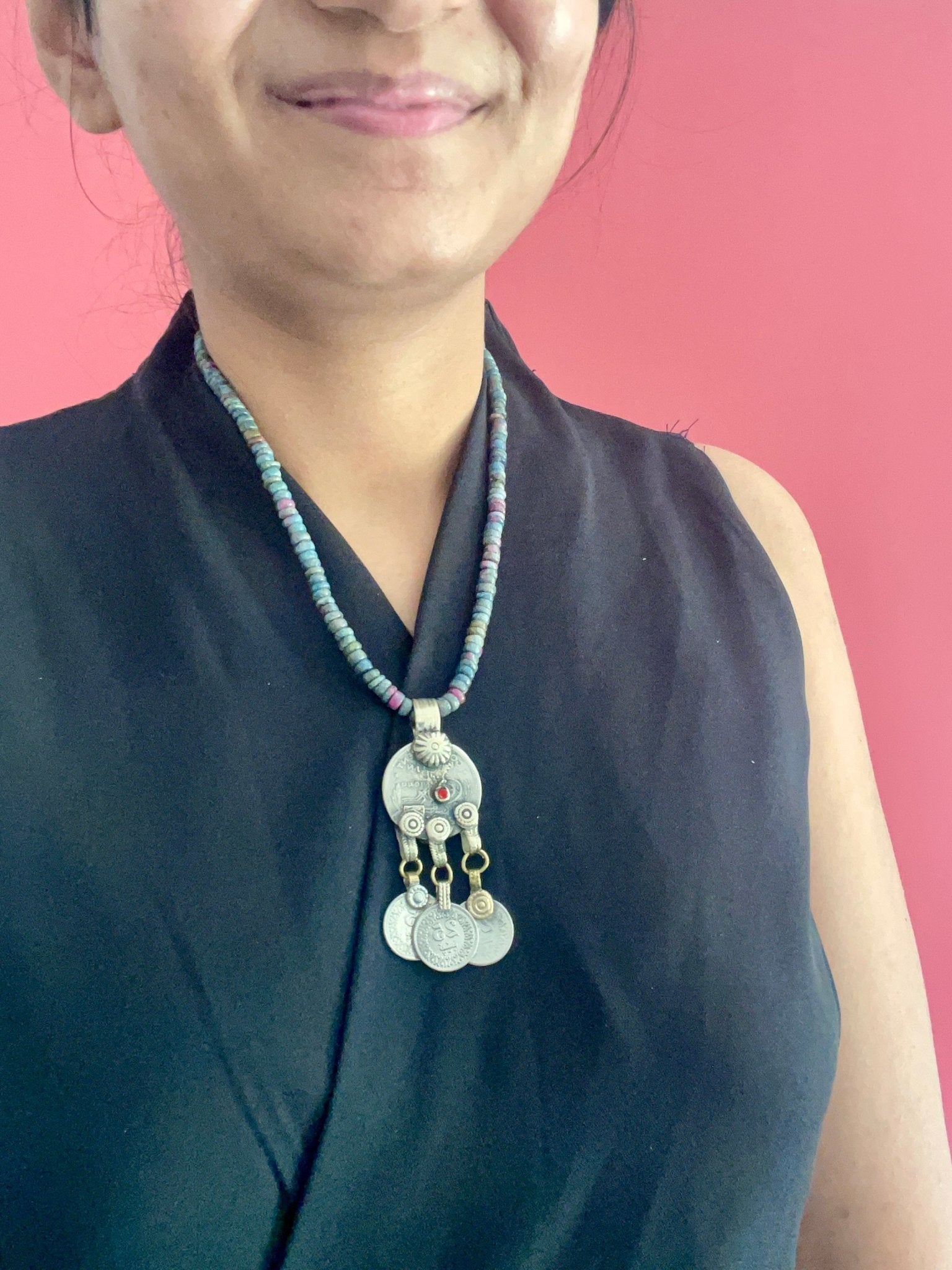 Afghani vintage necklace - Kalakari