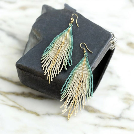 Beachside baubles earrings - Kalakari