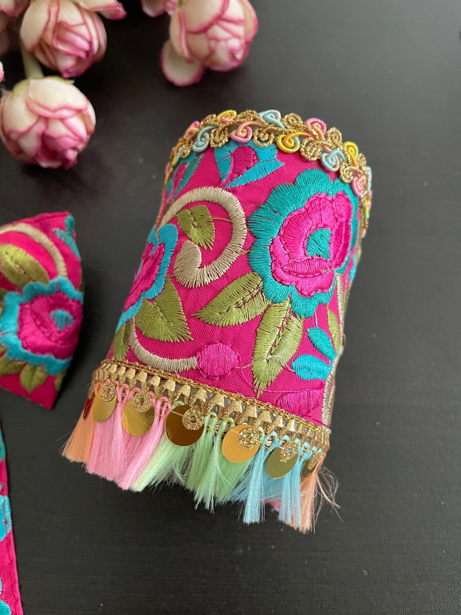 Boho hairbow and adjustable kada - Kalakari