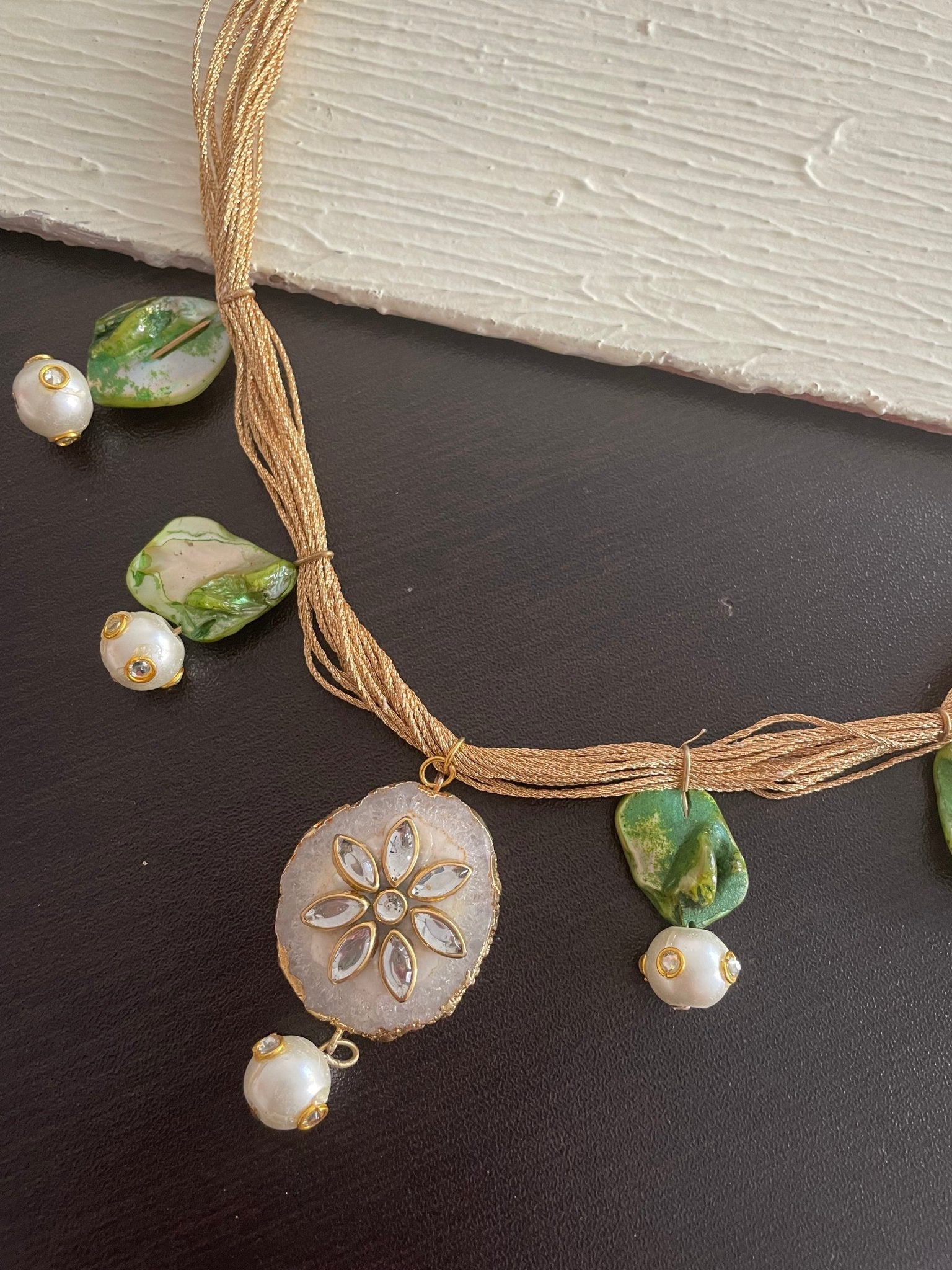 Boho jute necklace - Kalakari