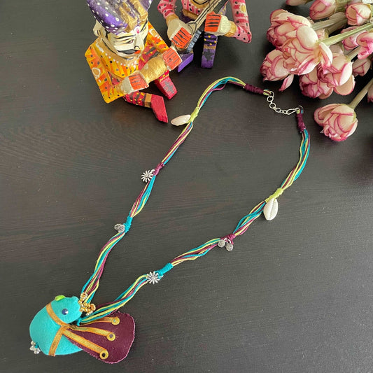 Boho mor necklace - Kalakari