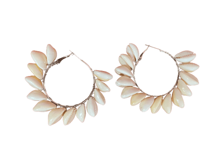 Boho shell hoops - Kalakari