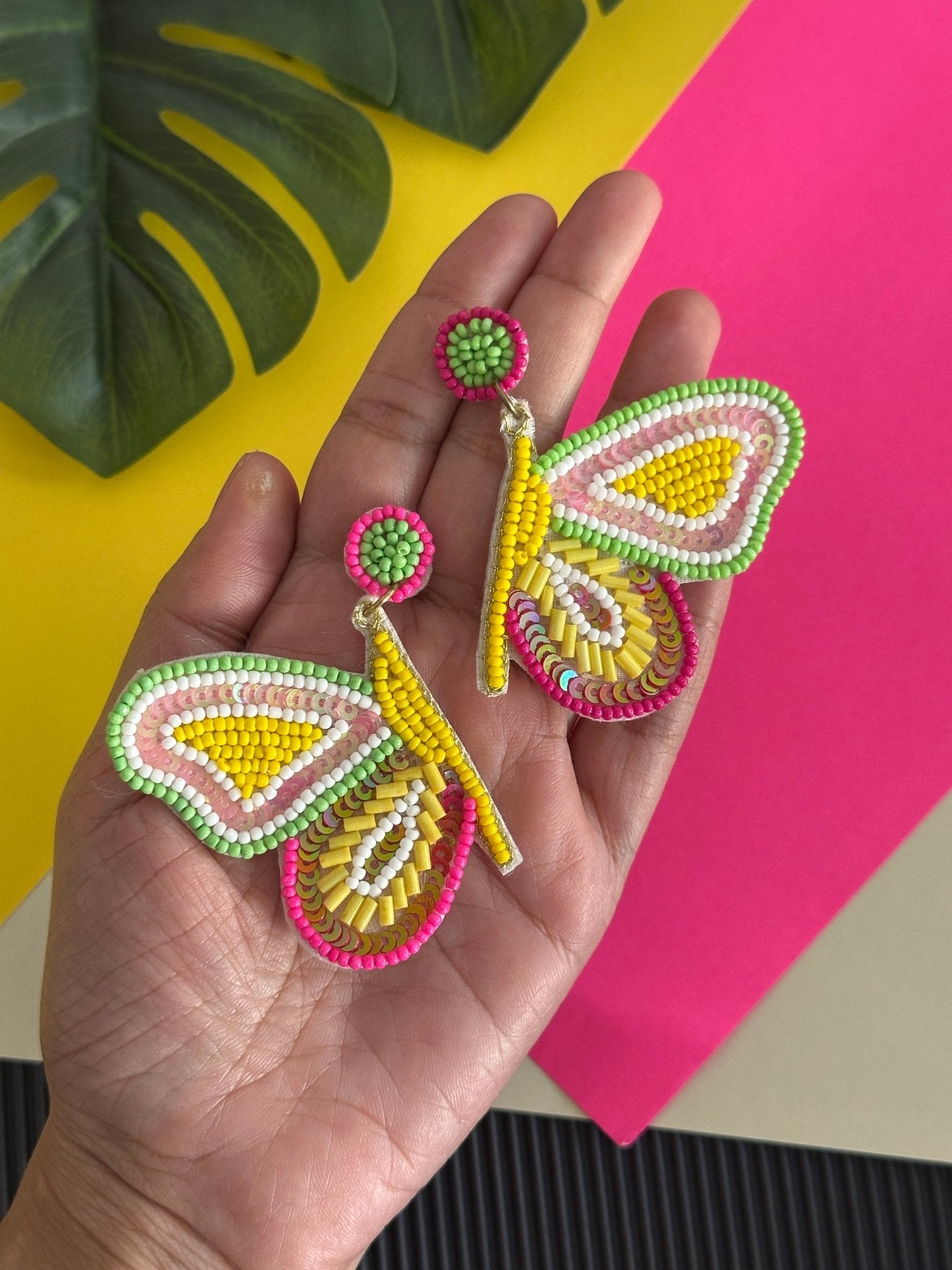 Butterfly danglers - Kalakari