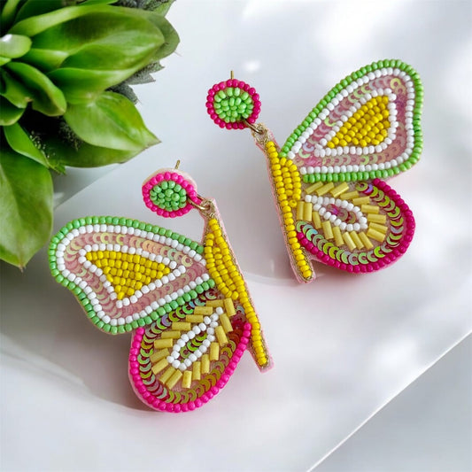 Butterfly danglers - Kalakari