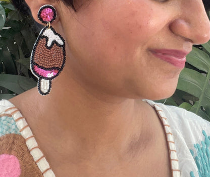 Chocobar earrings - Kalakari