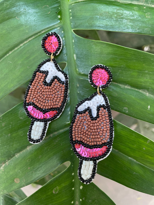 Chocobar earrings - Kalakari