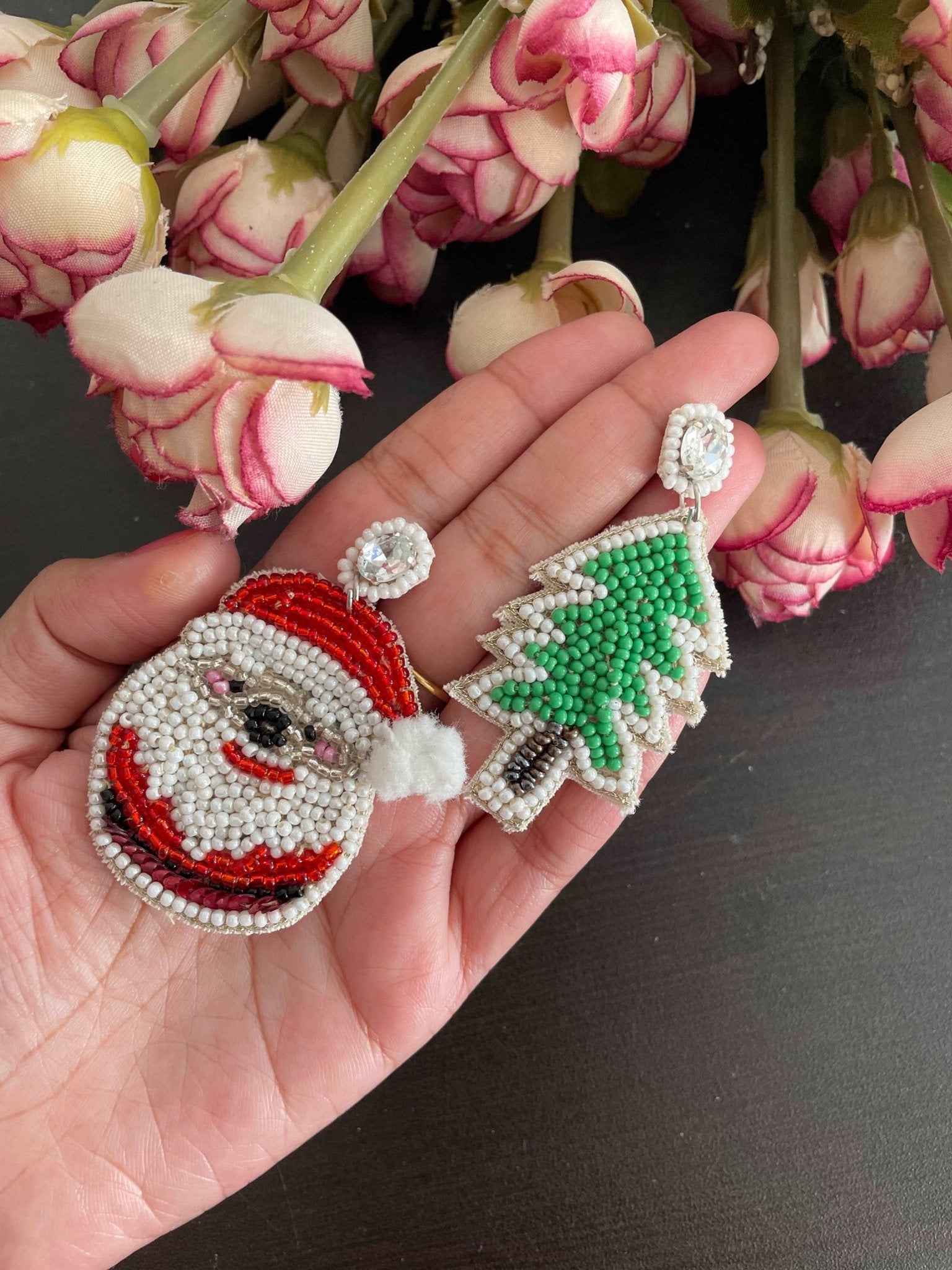 Christmas special earrings - Kalakari
