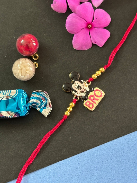 Cute mickey mouse rakhi - Kalakari