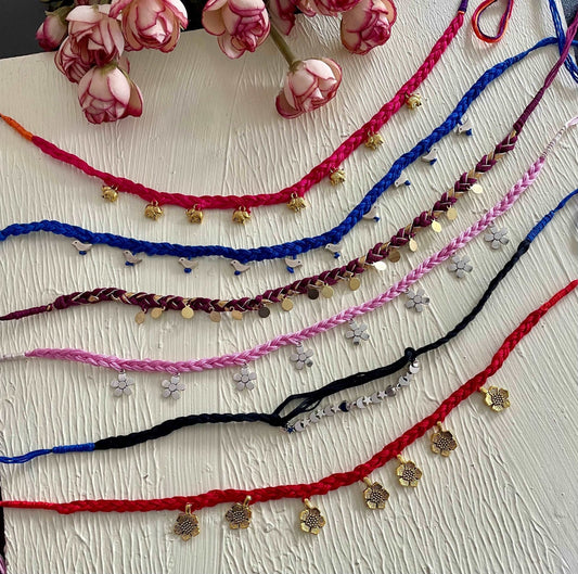 Dainty charm necklace - Kalakari