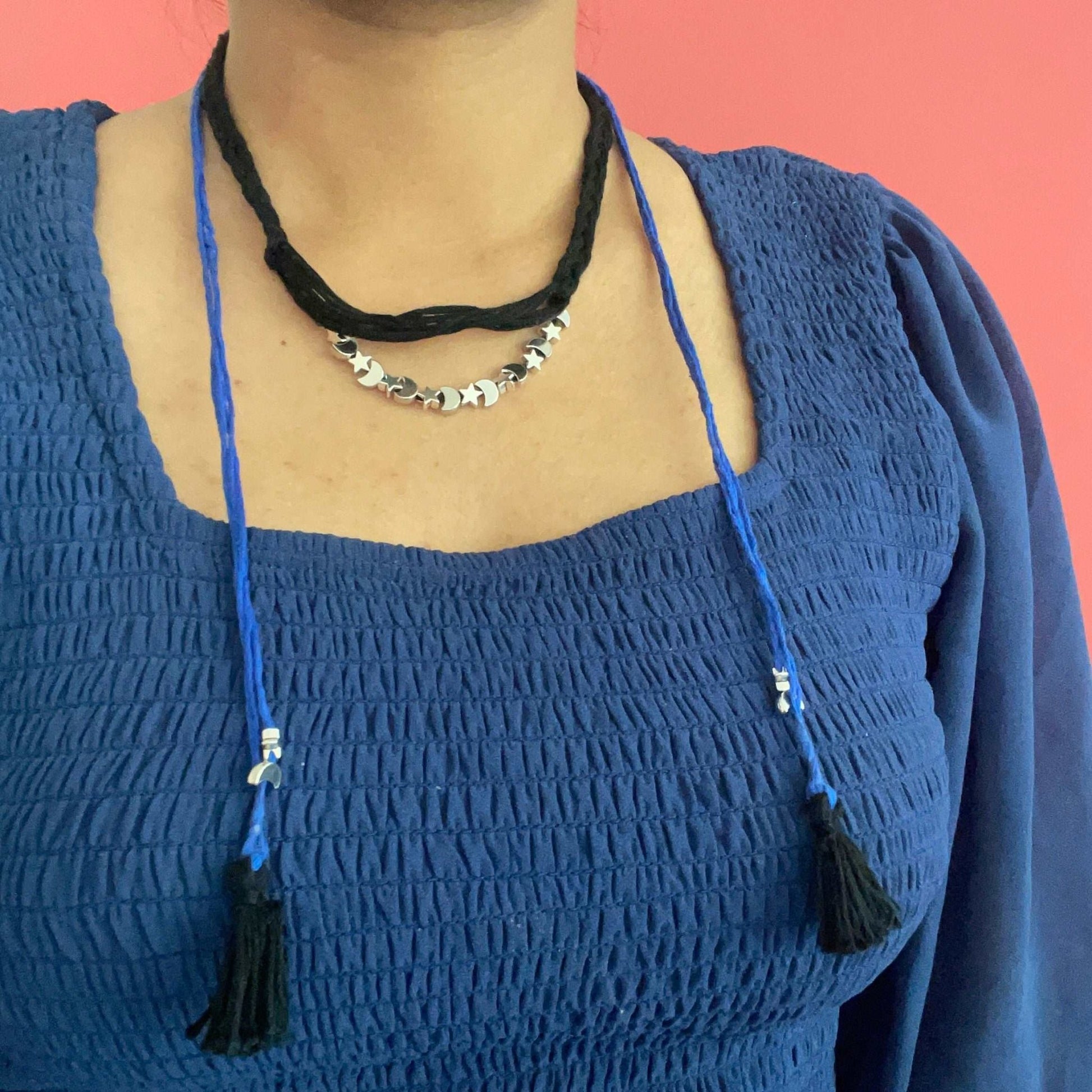 Dainty charm necklace - Kalakari