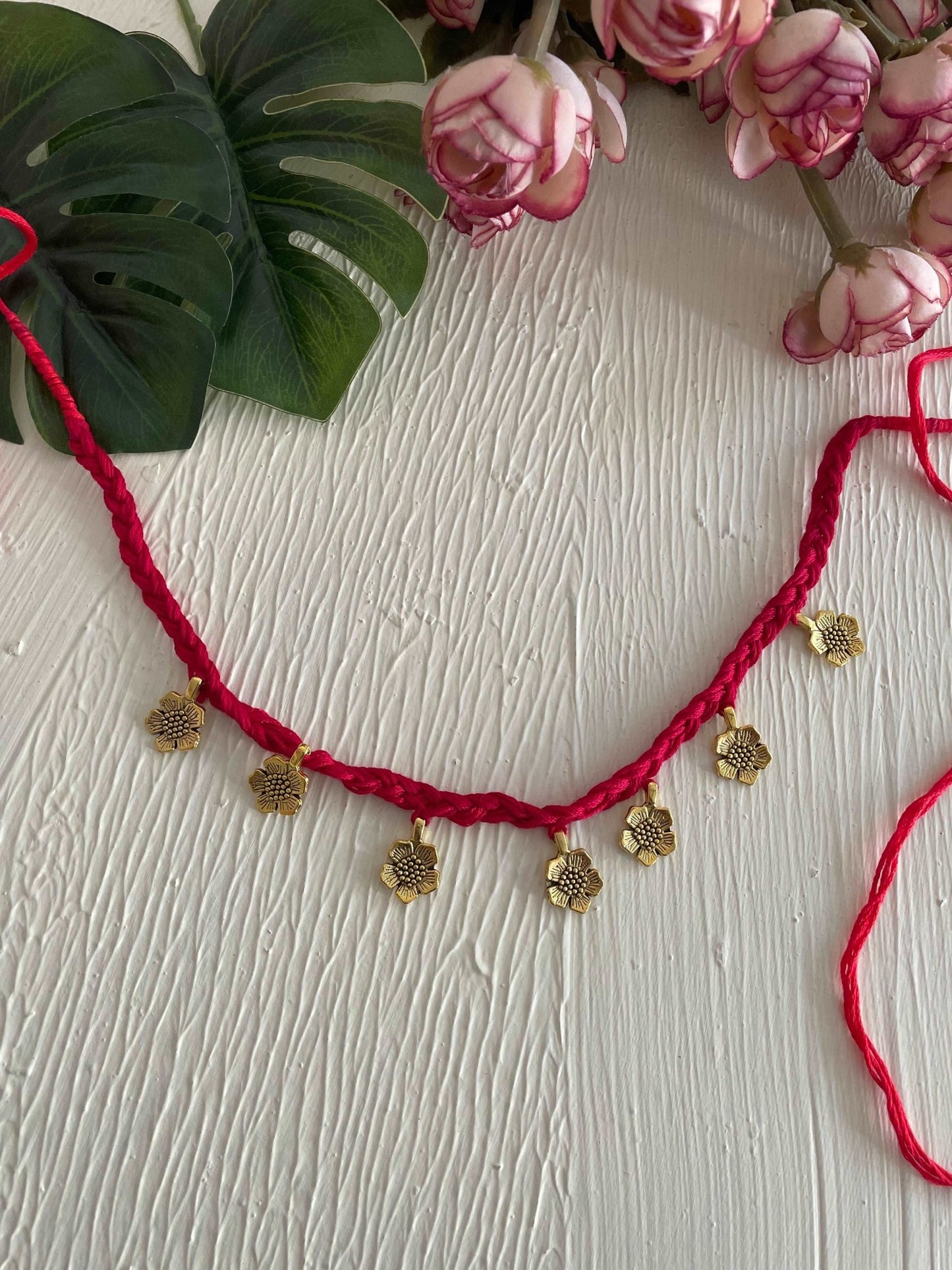 Dainty charm necklace - Kalakari