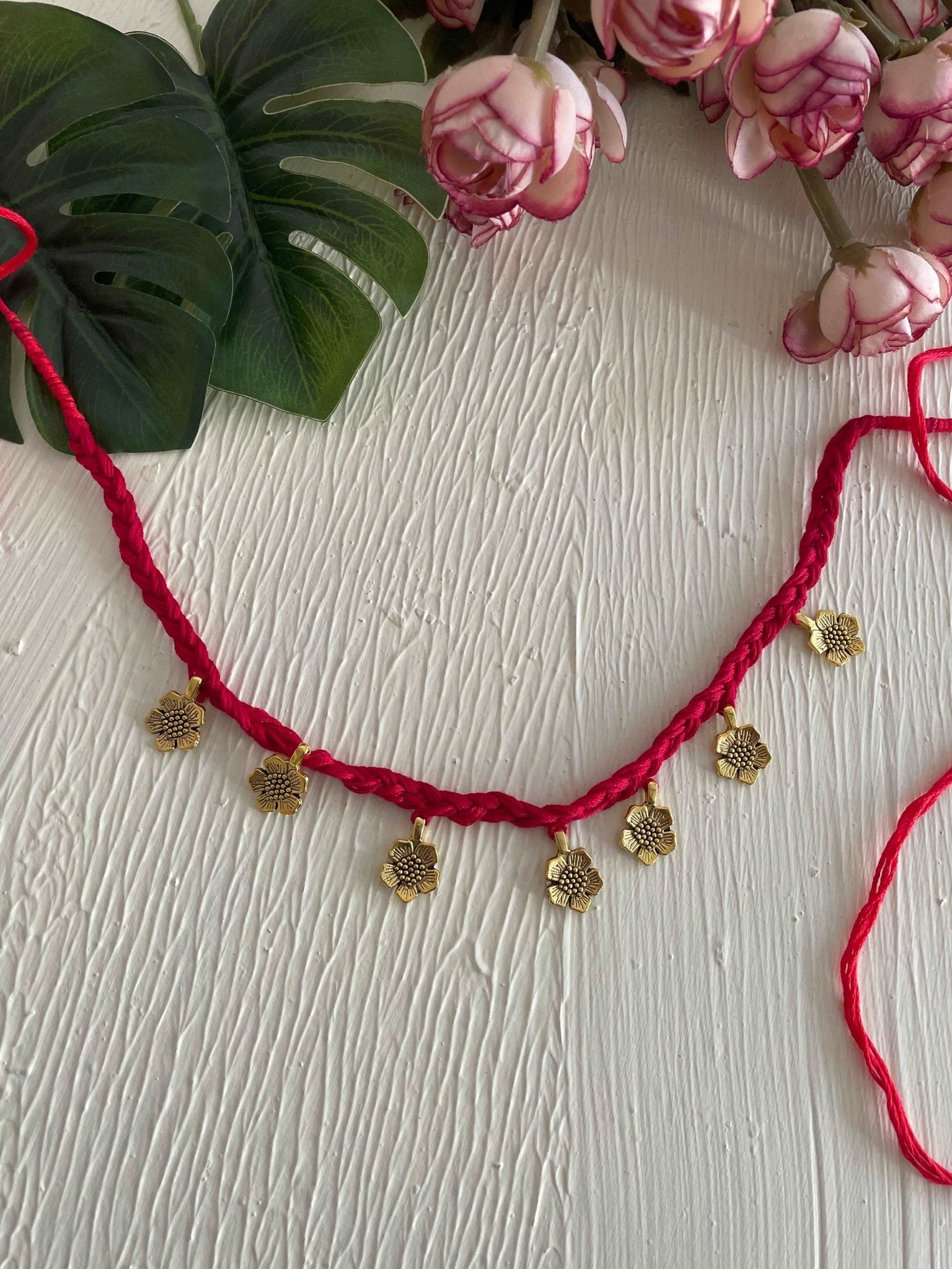 Dainty charm necklace - Kalakari