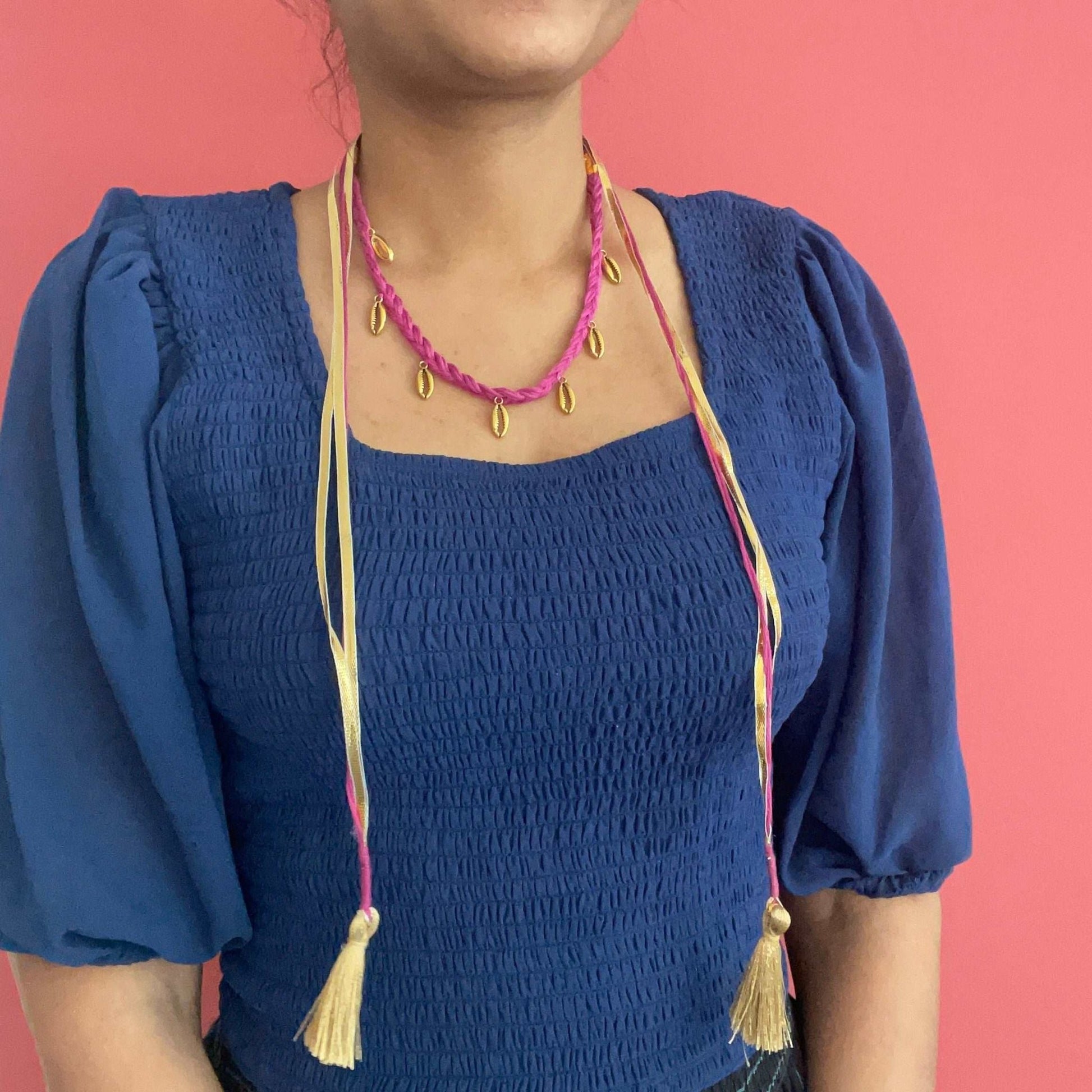 Dainty charm necklace - Kalakari