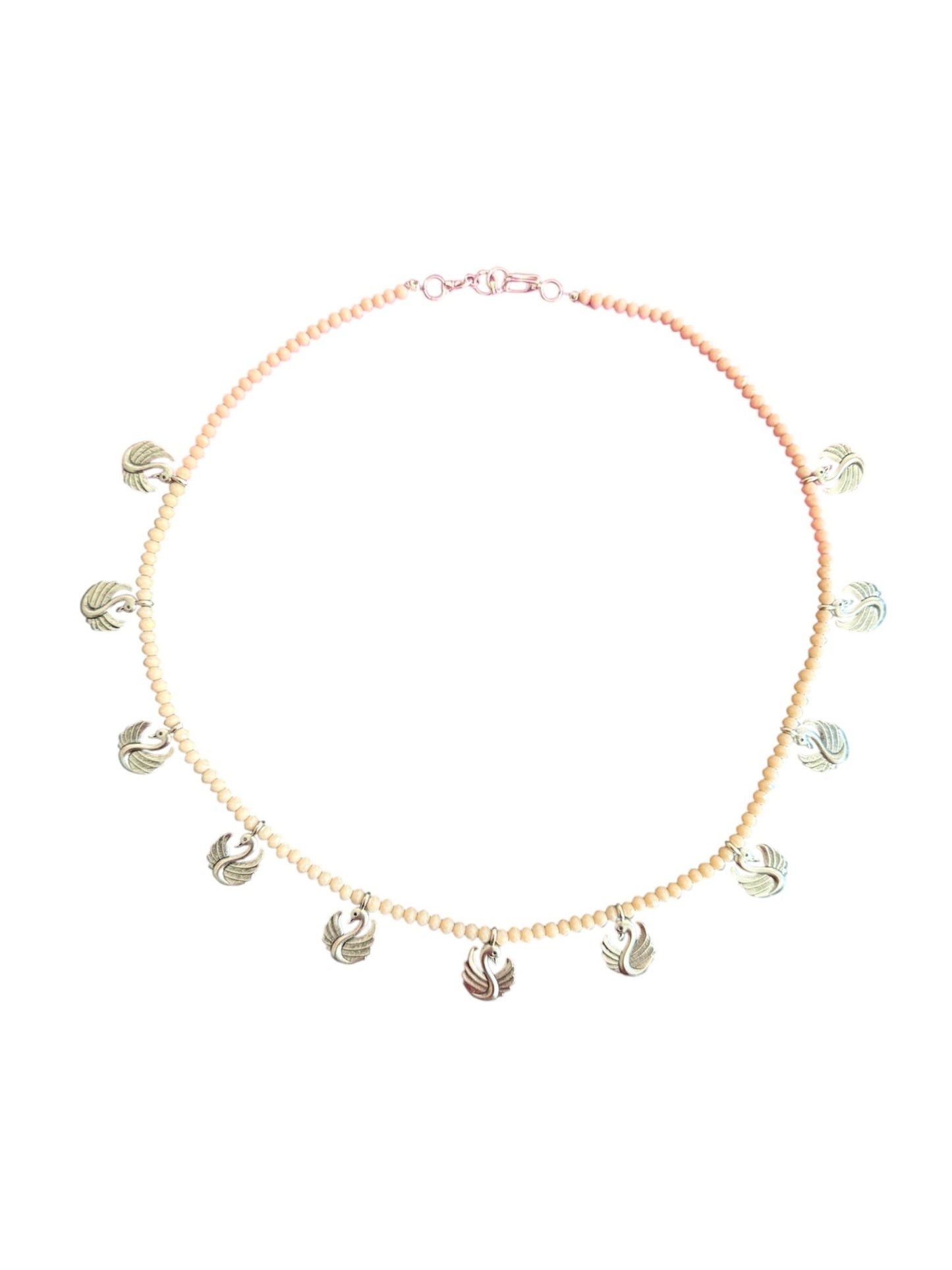 Dainty swan necklace - Kalakari