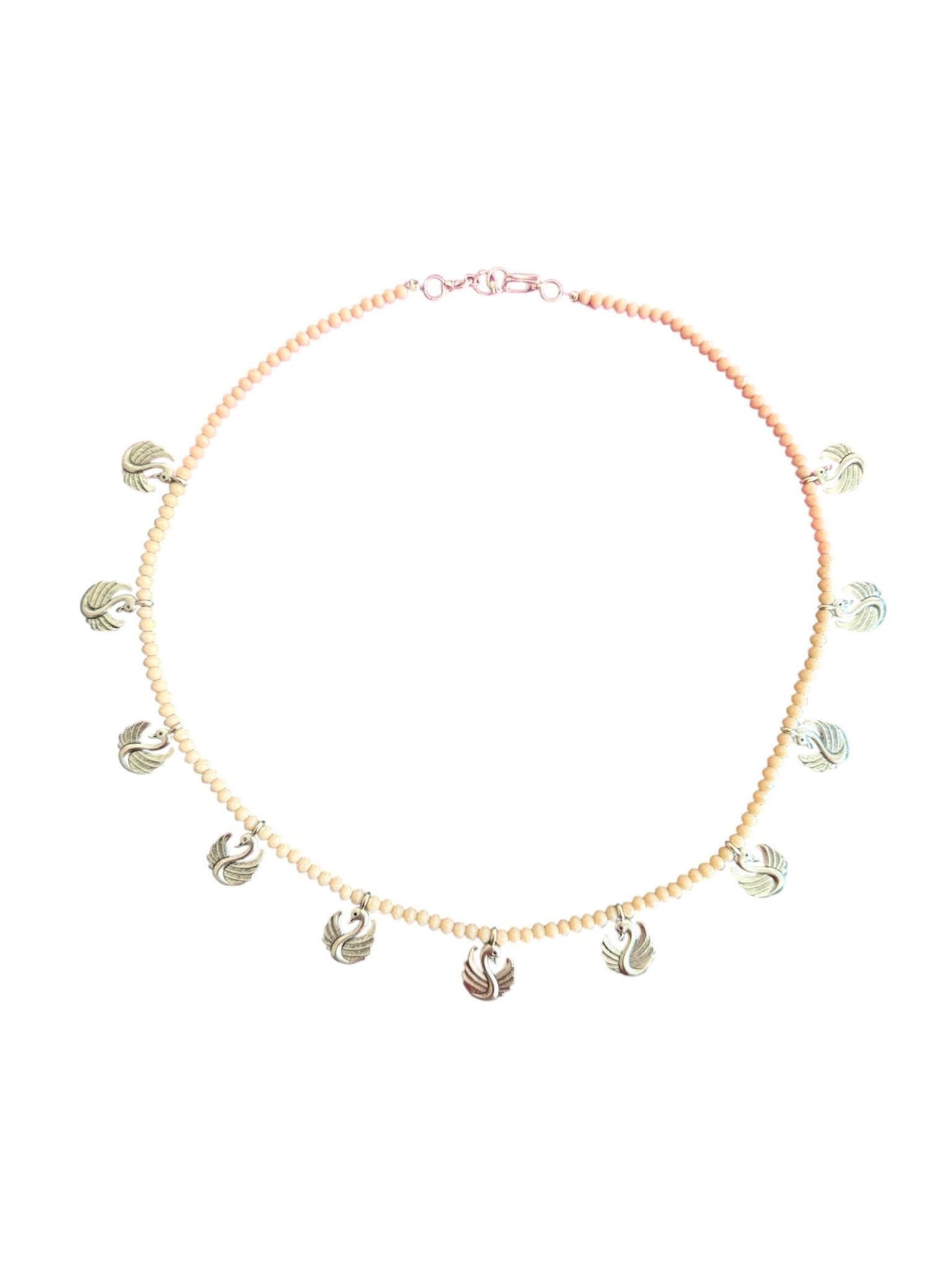 Dainty swan necklace - Kalakari