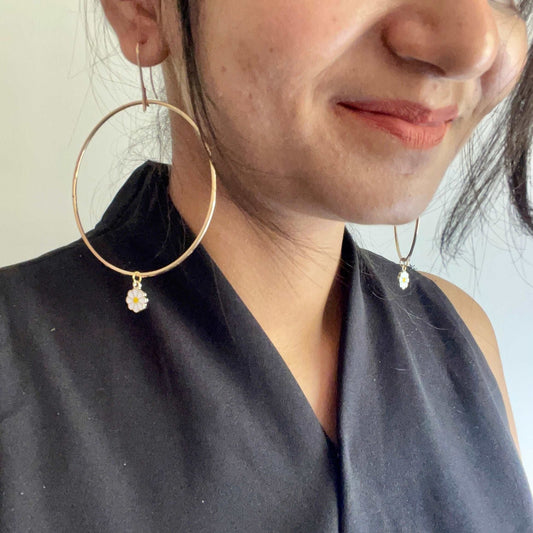 Daisy hoops - Kalakari