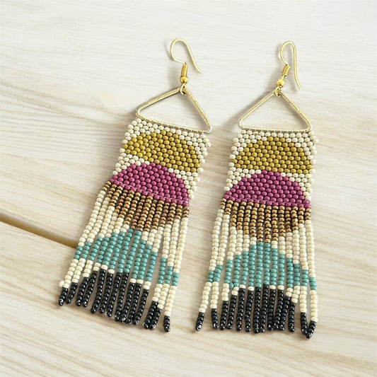 Elegant ensemble earrings - Kalakari
