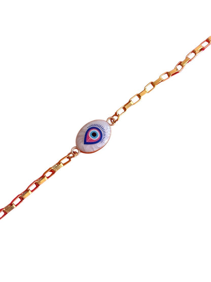 Evil eye anklet - Kalakari