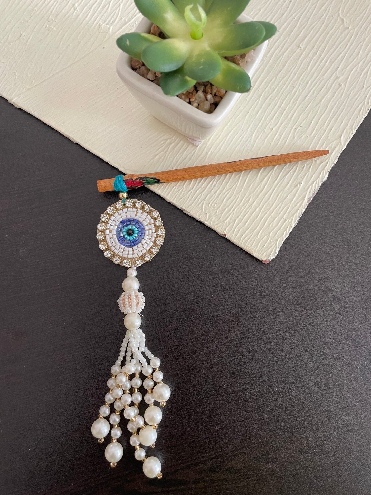 Evil eye bun stick - Kalakari