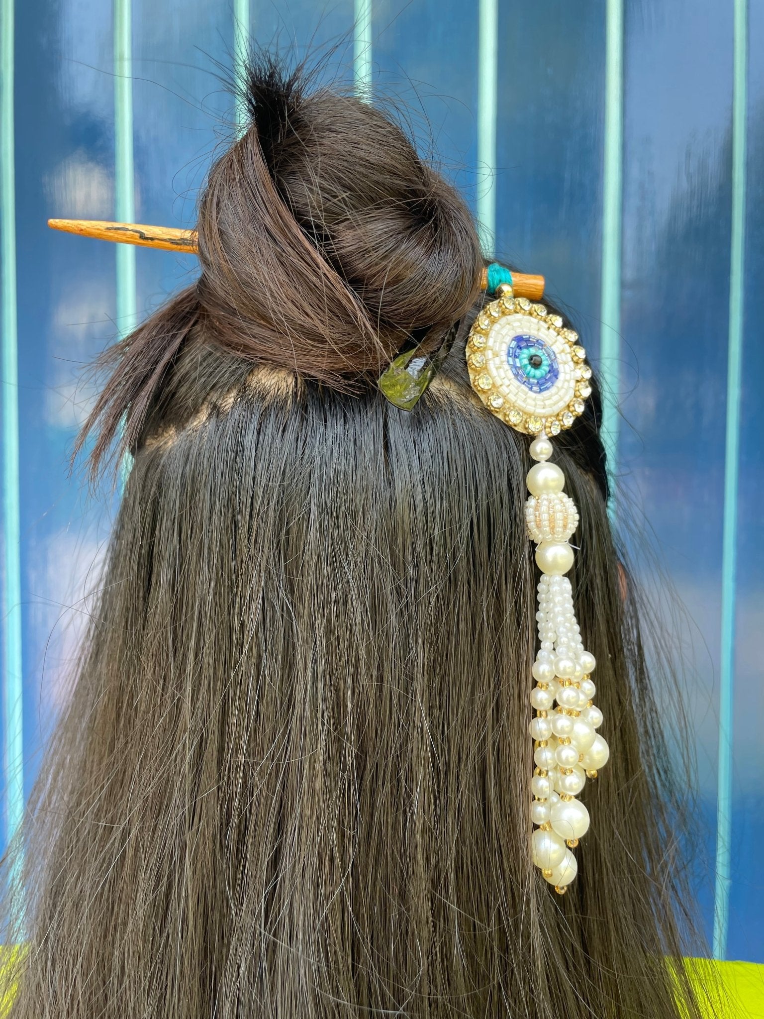 Evil eye bun stick - Kalakari