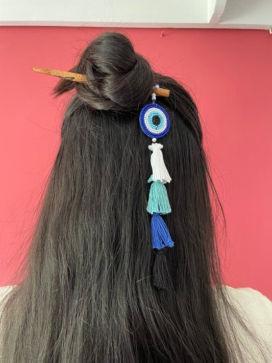 Evil eye bun stick - Kalakari