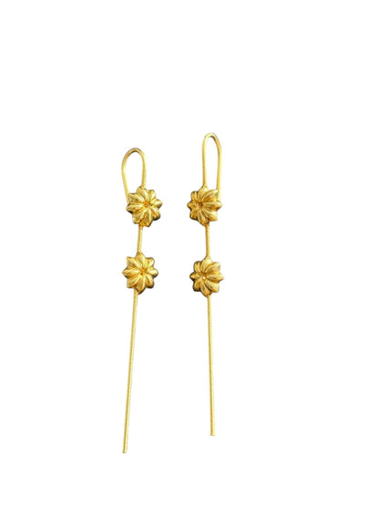 Floral earcuffs - Kalakari