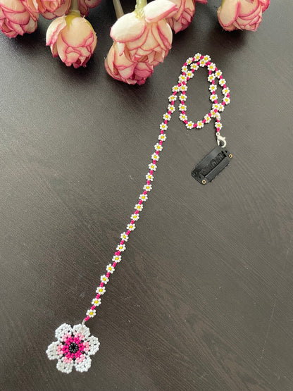 Floral hair accessory cum necklace - Kalakari