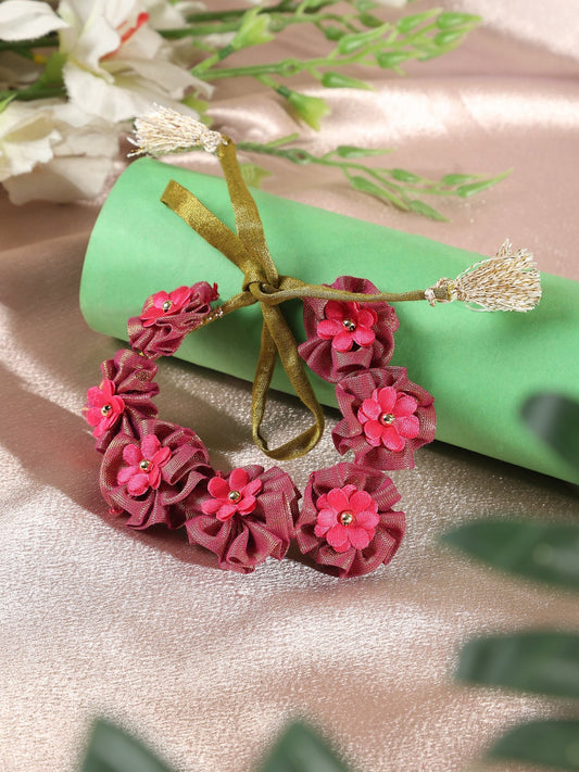 Floral hair gajra - Kalakari
