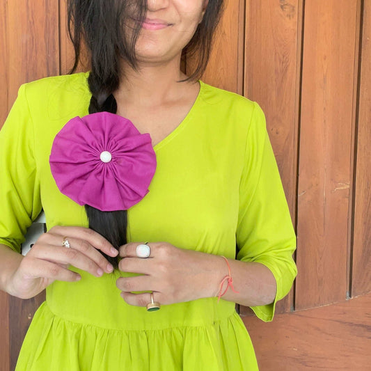 Floral hairbow - Kalakari