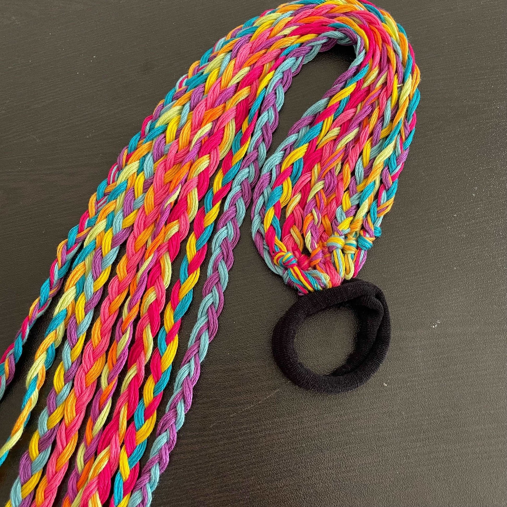 Floral kodi hair braids - Kalakari